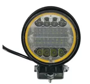 Світлодіодна LED-фара робоча 72W + Жовтий ДХО (товщина 50 мм)