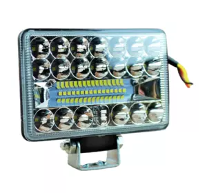 Фара LED прямокутна 108W 6000K (36 діодів) (13,5 см х 9 см  х 3см) (ближний + дальний)