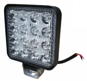 Світлодіодна LED-фара робоча 48 Вт, (3 Вт*16ламп) (товщина радіатора 20 мм)