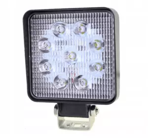 Світлодіодна робоча LED фара 27 Вт/60° (9 ламп по 3 Вт кожна) - Широкий луч