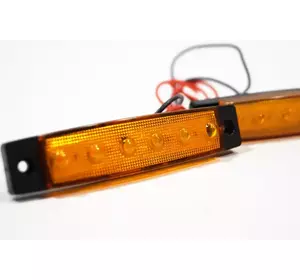 Габарит LED (NTK) 12v 6-діодний жовтий 2 шт.